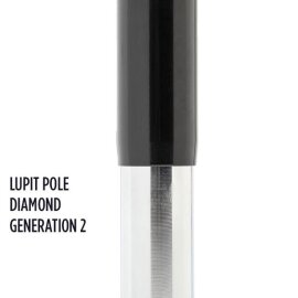 Lupit Pole Diamond G2 45 mm avec revêtement thermolaqué noir 2,30 m - 2,80 m