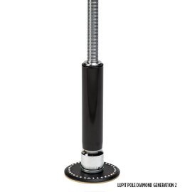Lupit Pole Diamond G2 45 mm avec revêtement thermolaqué noir 2,30 m - 3,30 m