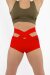 i-Style Short croisé Bigarré M Rouge