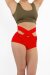 i-Style Short croisé Bigarré L Rouge