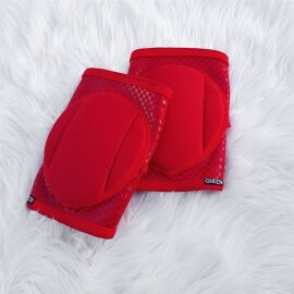 Que Wear Protège-genoux Rouge