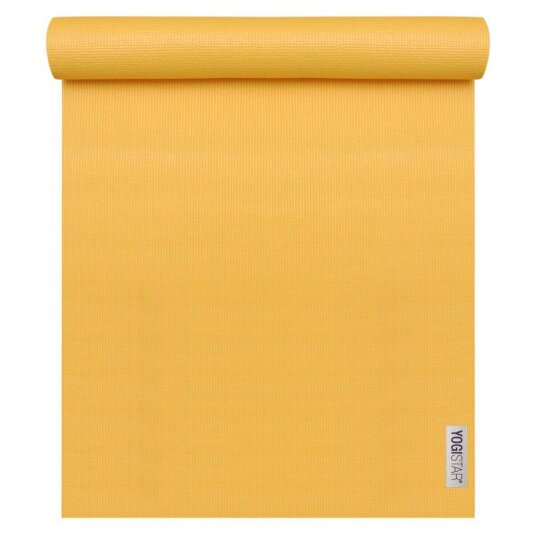 Tapis de yoga Basic Jaune (183 cm 61 cm 4 mm)