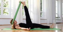 Ceinture de yoga Bleu marine