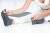 Chaussettes de yoga à doigts Gris