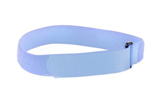 Ruban de fixation pour tapis de yoga Bleu clair