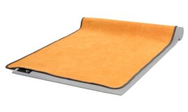 Serviette de yoga antidérapante Orange