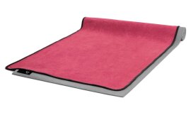 Serviette de yoga antidérapante Rouge