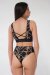 Pole Addict Short taille haute échancré Chaîne Noir