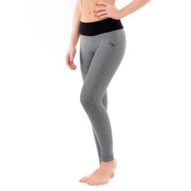 Dragonfly Legging Adriana XS Gris Chiné/Noir