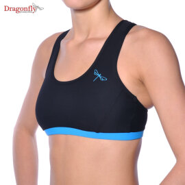 Dragonfly Haut Sporty XS Noir/Bleu ciel