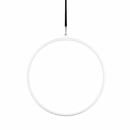 PoleSports Cerceau aérien avec suspension à 1 point Ø 26,9 mm Blanc