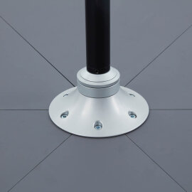 Lupit Pole Stage Pieds courts Chrome 45 mm