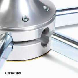 Lupit Pole Stage Pieds longs Chrome 45 mm