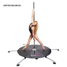 Lupit Pole Stage Pieds longs Chrome 45 mm