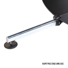 Lupit Pole Stage Pieds longs Chrome 45 mm