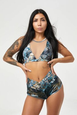 Polerina Haut Cavalli Bleu