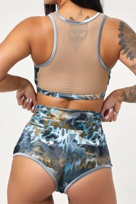 Polerina Haut Cavalli Bleu XS