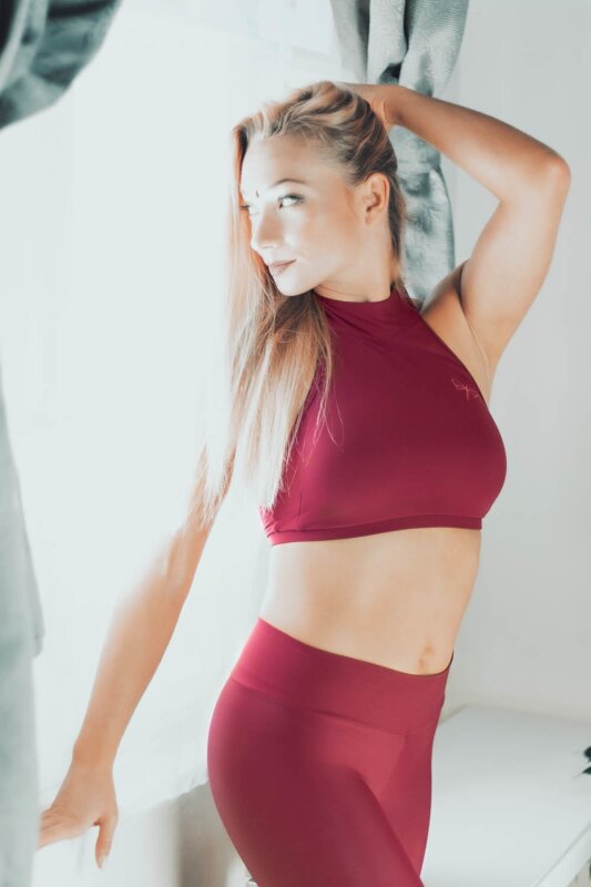 Dragonfly Haut Lisette Bordeaux M