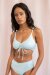 Lunalae Short taille basse Layla Bleu clair L