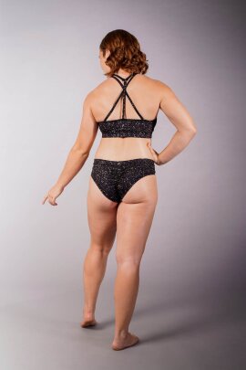 Off the Pole Short Classic Scrunch Noir champagne