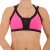 PoleFit Haut Peek A Boo M/L Rose vif/Noir