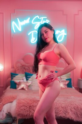Sway Pole Wear Haut Cindy Argile rose