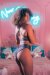 Sway Pole Wear Haut Cindy Noir corbeau S