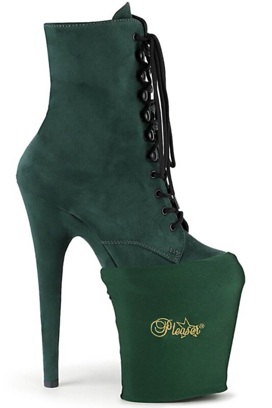 Pleaser Protecteur de talons hauts Lycra Vert émeraude