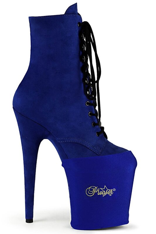 Pleaser Protecteur de talons hauts Lycra Bleu roi