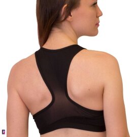 PoleFit Haut avec résille Motif...