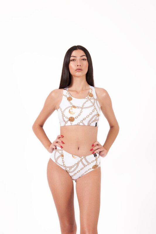 Pole Addict Short taille basse Chaîne Blanc M