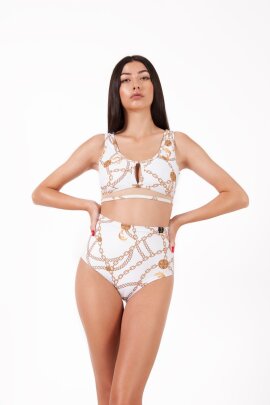 Pole Addict Short taille haute Chaîne Blanc XS
