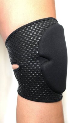 Genouillères Silicone adhésif Lunalae Noir XL