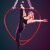 PoleSports Cerceau aérien pour la Saint-Valentin Suspension à 2 points Rouge édition limitée de 950 mm