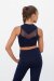 Intermezzo Haut Mao Bleu marine