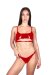 Naughty Thoughts Short Tanga Sinner vinyle Rouge M