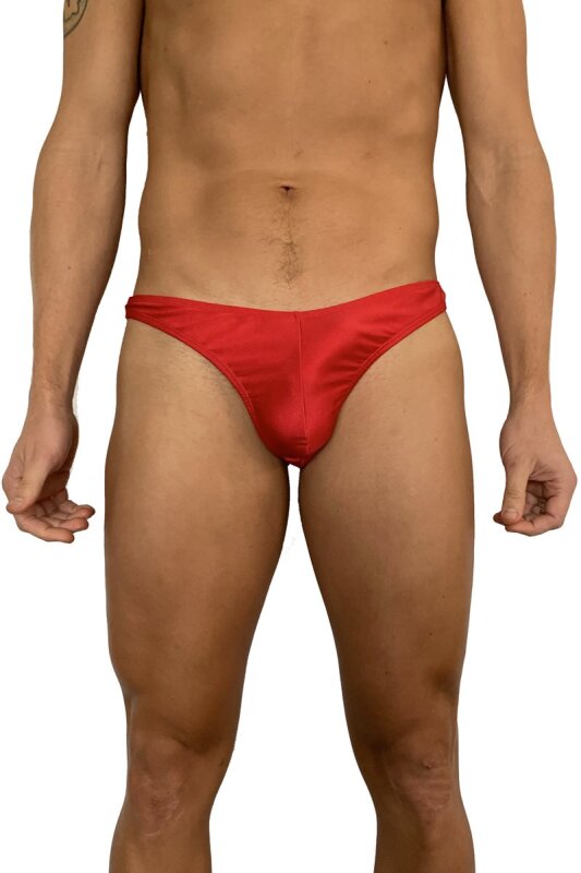 Juicee Peach G-String pour homme Rouge