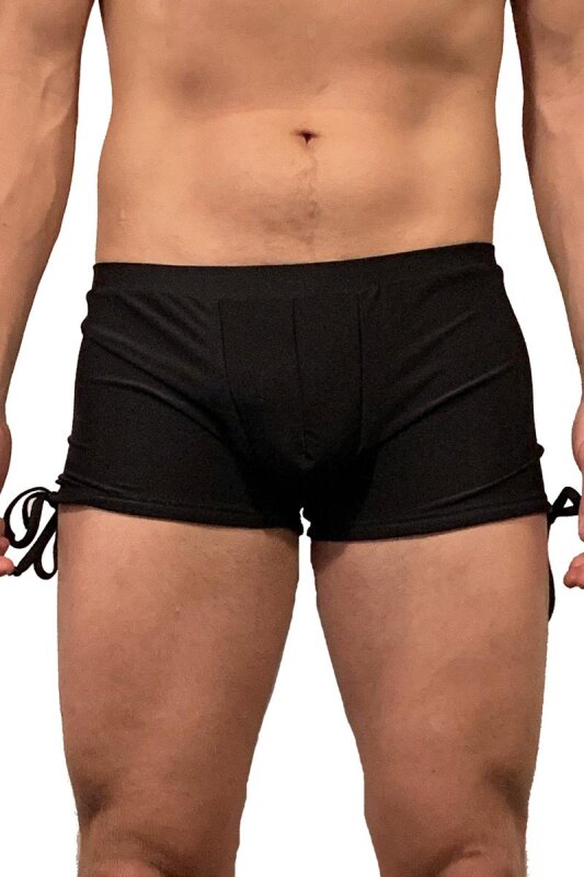 Juicee Peach Short homme avec attache Noir XS