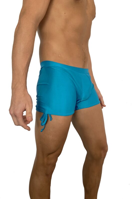 Juicee Peach Short homme avec attache Bleu L