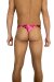 Juicee Peach G-String pour homme Rose Army S