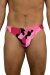 Juicee Peach G-String pour homme Rose Army S