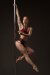 Hamade Activewear Short jarretière taille haute Rouge