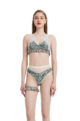 Hamade Activewear Haut Dance Floral