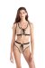 Hamade Activewear Minishort lacé Nude