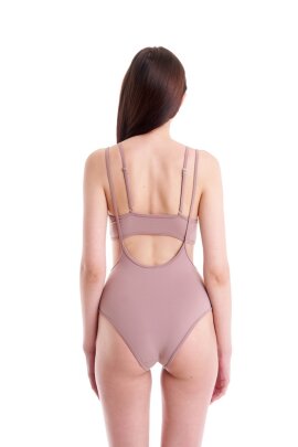 Hamade Activewear Haut décolleté Rose pastel