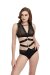 Hamade Activewear Crop top Eyelet avec résille S