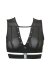 Hamade Activewear Crop top Eyelet avec résille XL