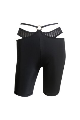 Hamade Activewear Short cycliste avec détail résille et boucle XL