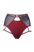 Hamade Activewear Short jarretière taille haute Rouge XS