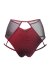 Hamade Activewear Short jarretière taille haute Rouge XS